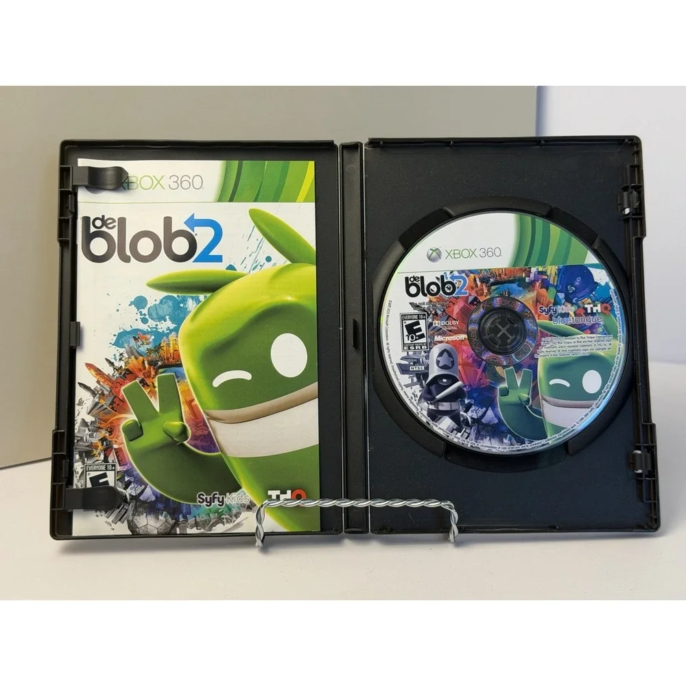 De Blob 2 Xbox 360 Video Game 2011 Complete With Manual